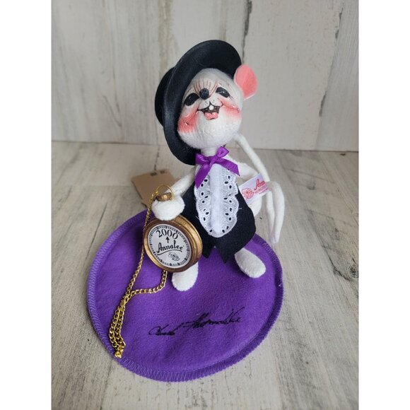 Annalee celebrate 2000 mouse new year vintage doll Society - Picture 1 of 6